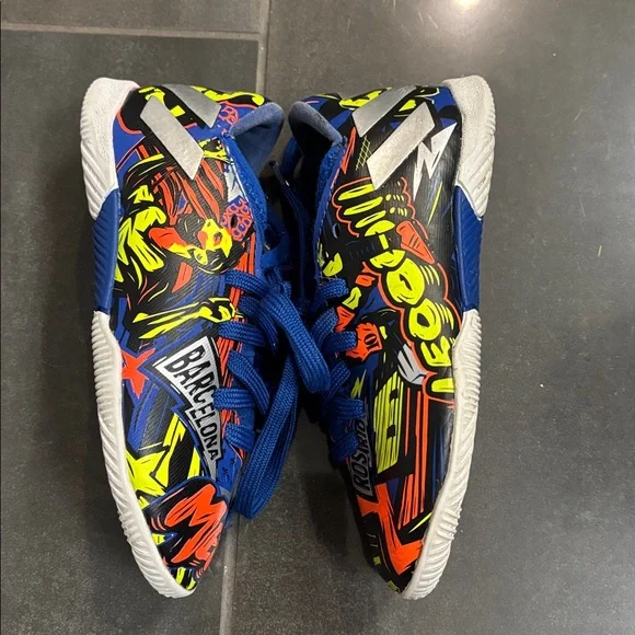 Nemeziz Messi addidas soccer shoes- Blue, Yellow, Red - Picture 12 of 17